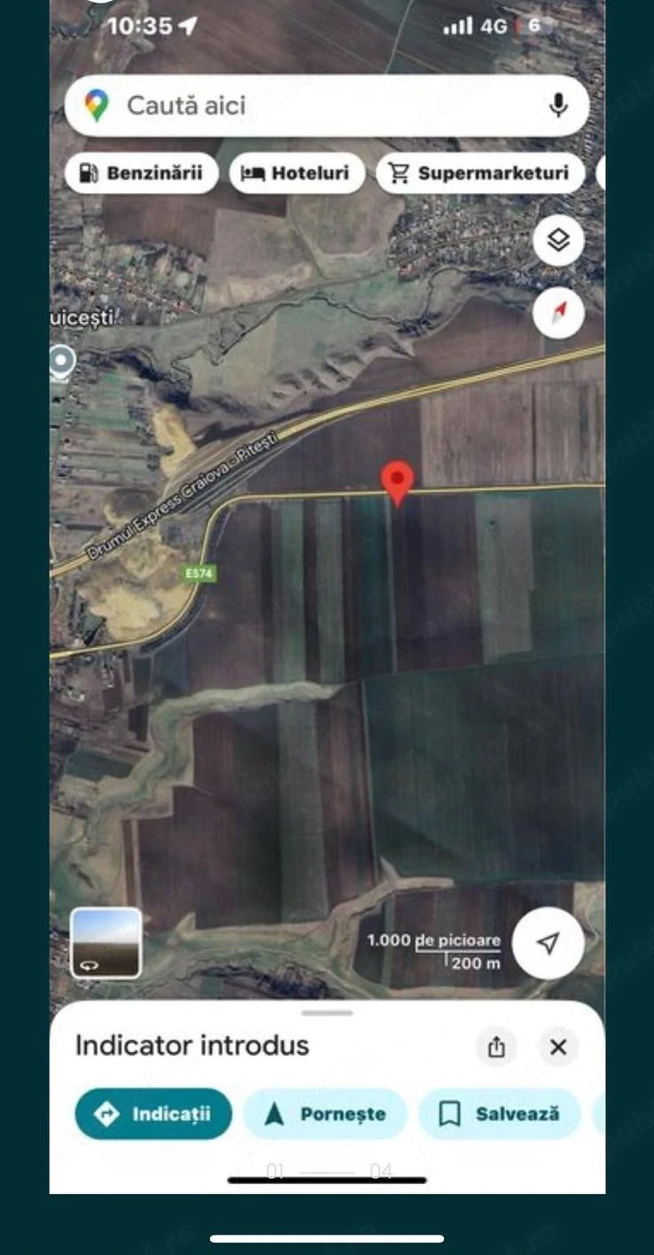 Teren de vanzare cu iesire la DN65 si cu acces rapid la DEX12