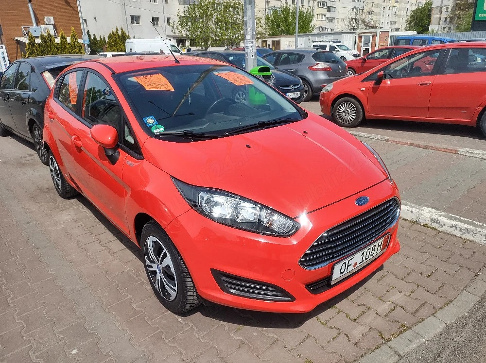 Ford fiesta benzina 1,0 EURO 5 fab 2014 preț 3950 euro 