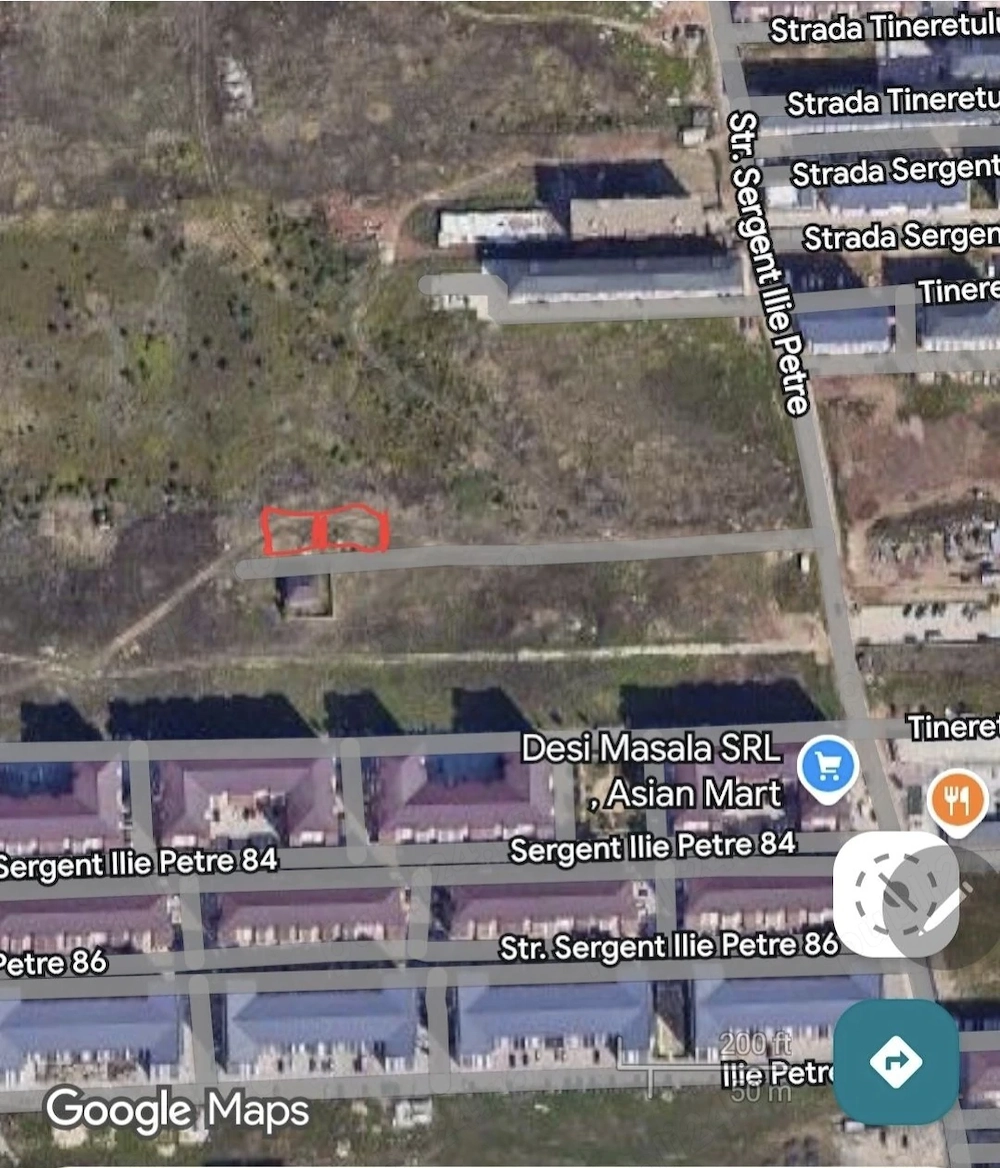 Vand teren intravilan Militari Residence Chiajna