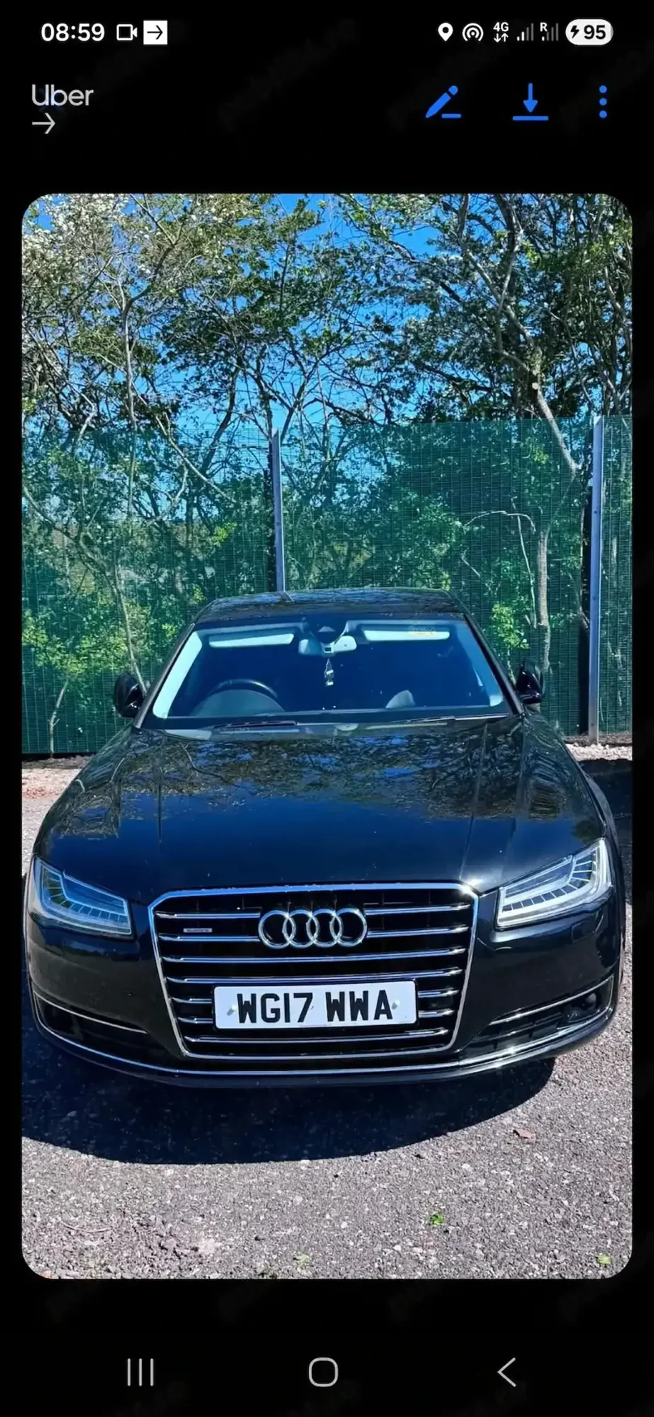 Vand Audi A8 inmatriculat in UK