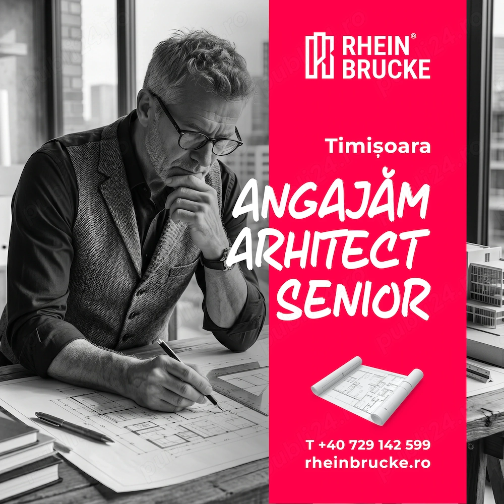  Căutăm Arhitect Senior colaborator B2B