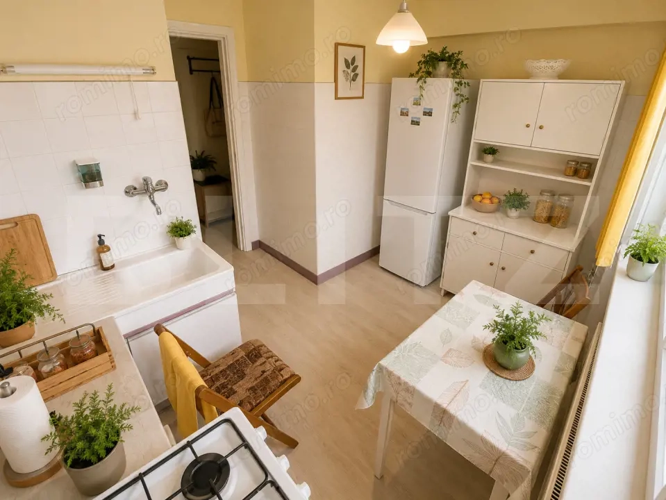 Apartament 3 camere, 59,31 mp, etaj intermediar, 100 m de Someș, Grigorerscu