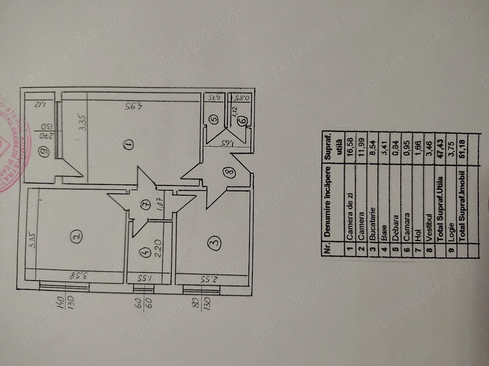 Apartament 2 camere Dr.Taberei