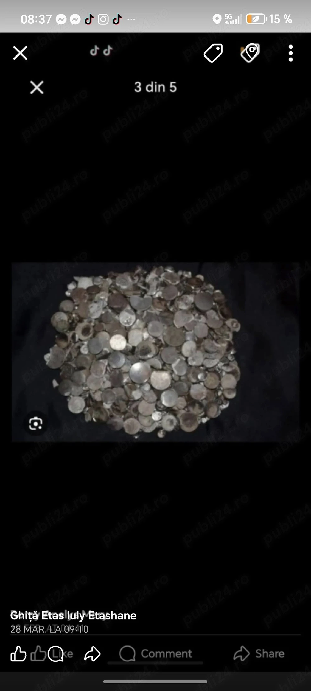 argint industrial pastile bijuterii tacâmuri vase ori ce forma 