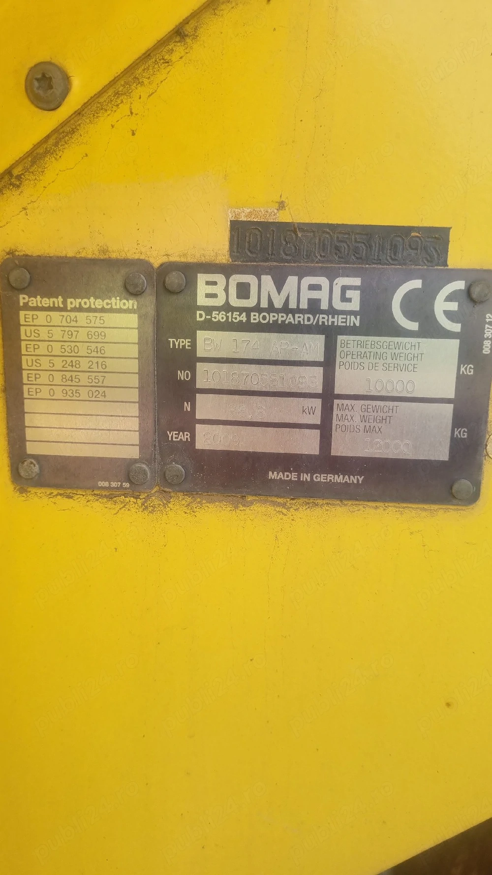 Cilindru Compactor Bomag