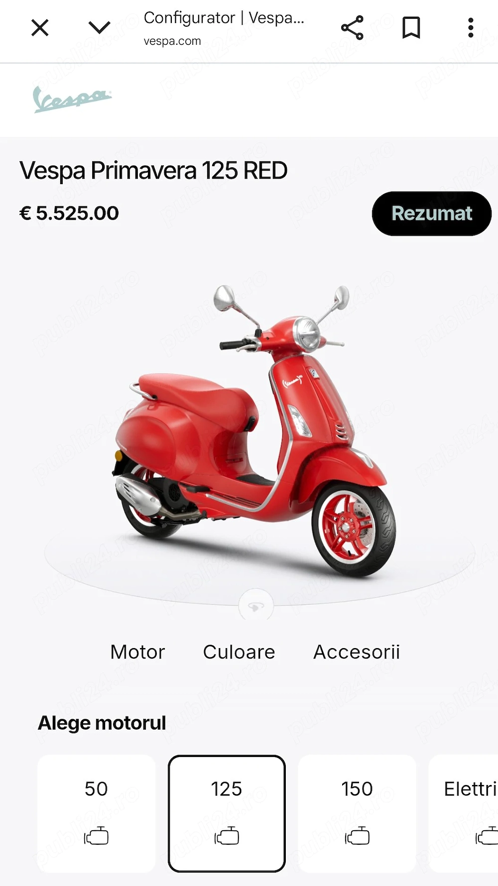 Vespa Primavera 125 2025 , NOU - 0 km, euro 5+, editie RED