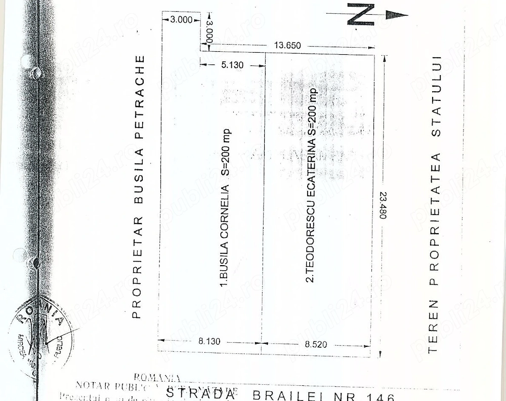 Teren premium 400 mp, str. Brăilei - Ultimul Leu (lângă Kaufland)