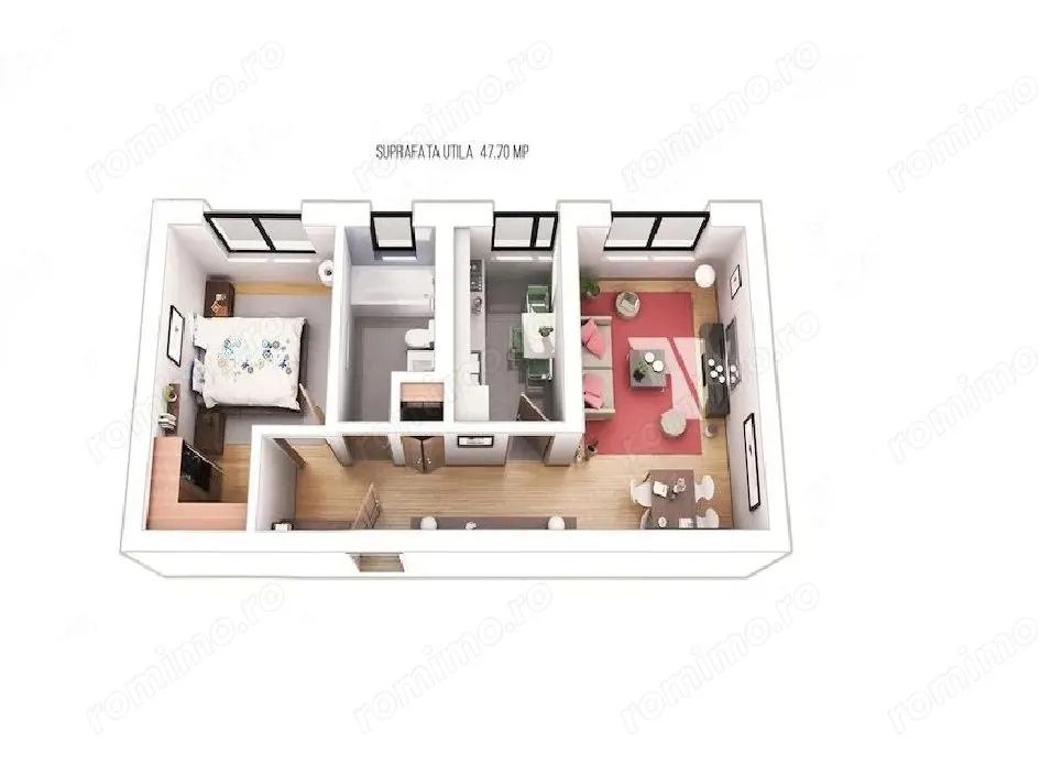 De vanzare apartament 2 camere Militari Residence