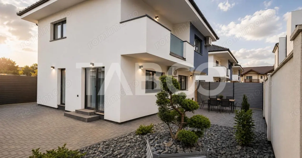 Casa individuala de inchiriat moderna 4 camere 2 bai teren