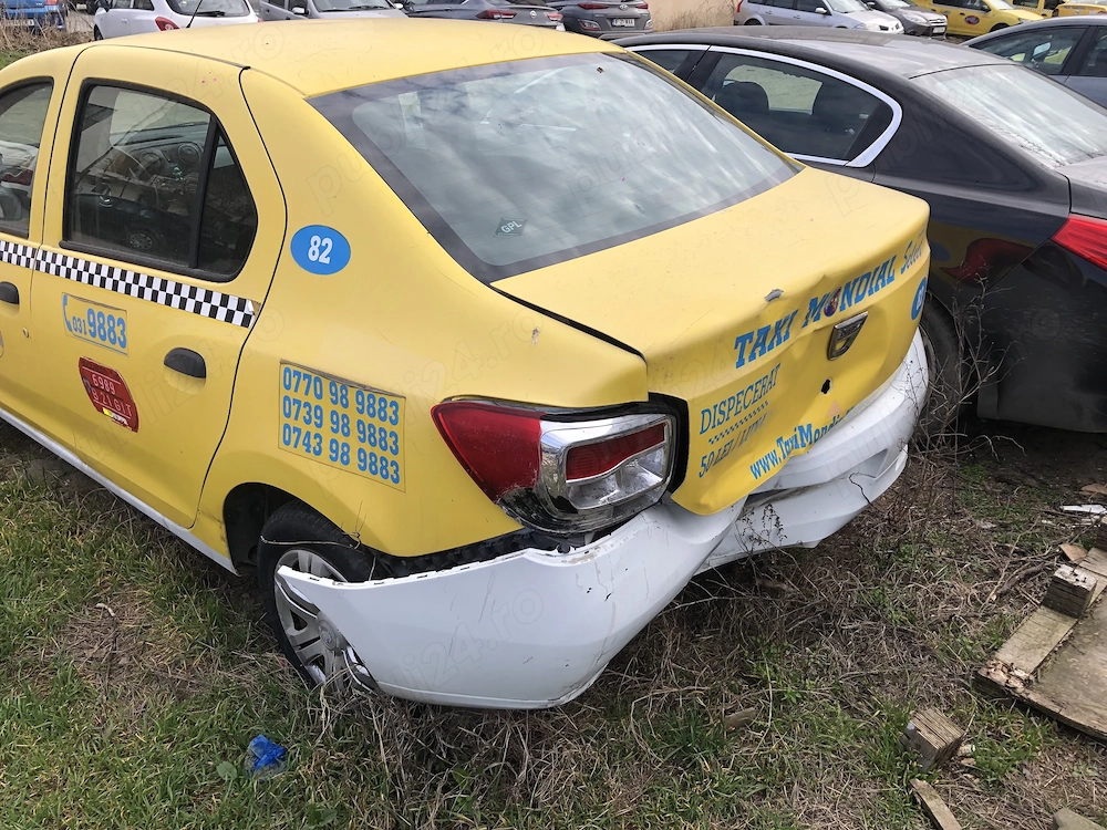 Vand Dacia Logan 2013  1.2 GPL  avariat in spate 
