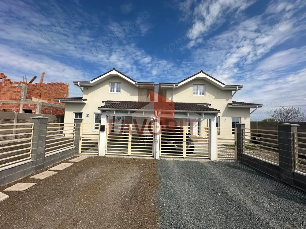 Duplex Individual | 4 camere | Toate utilitatile | Asfalt | Carport |