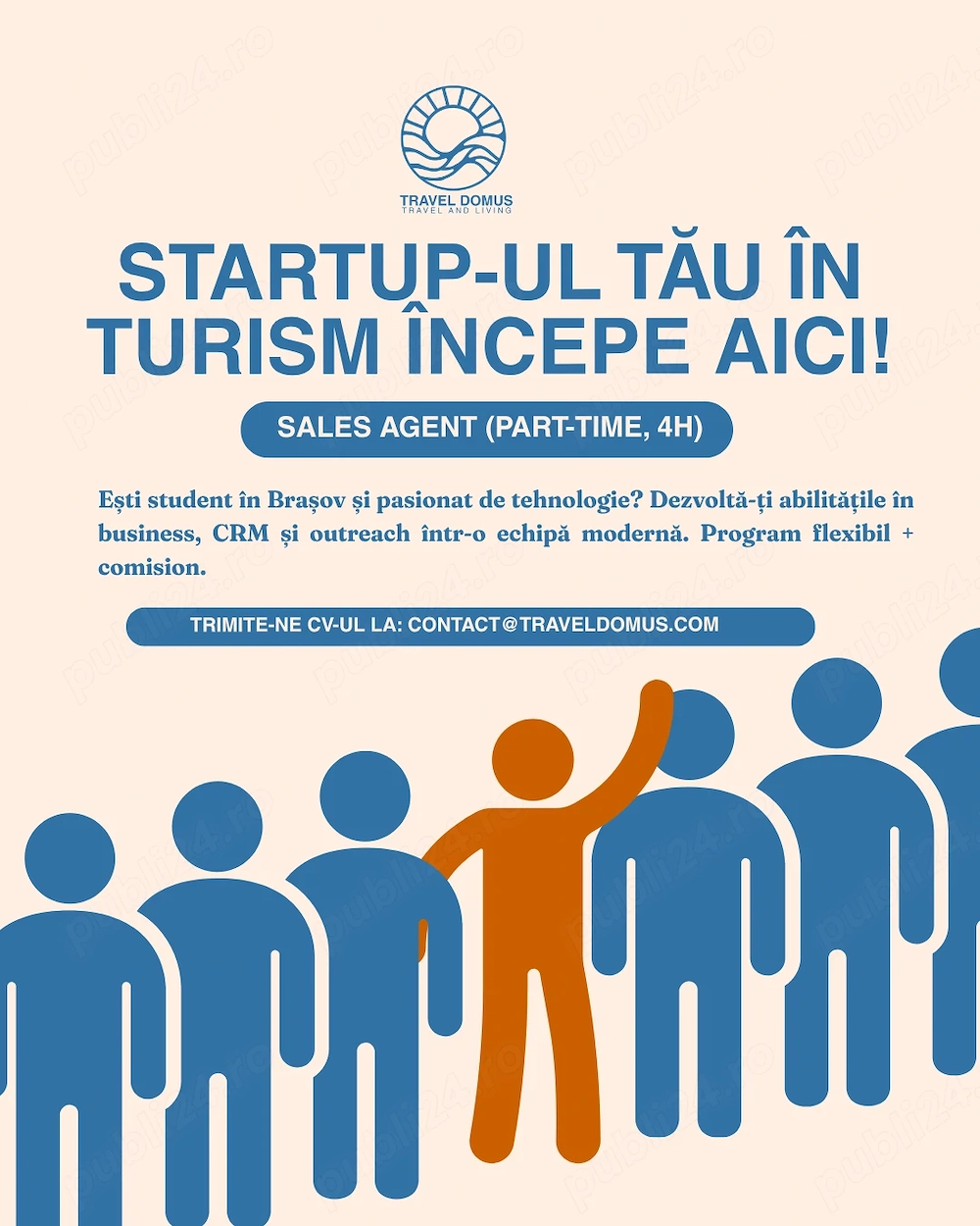 Agent Vânzări (Part-time, 4h) | Studenți Brașov