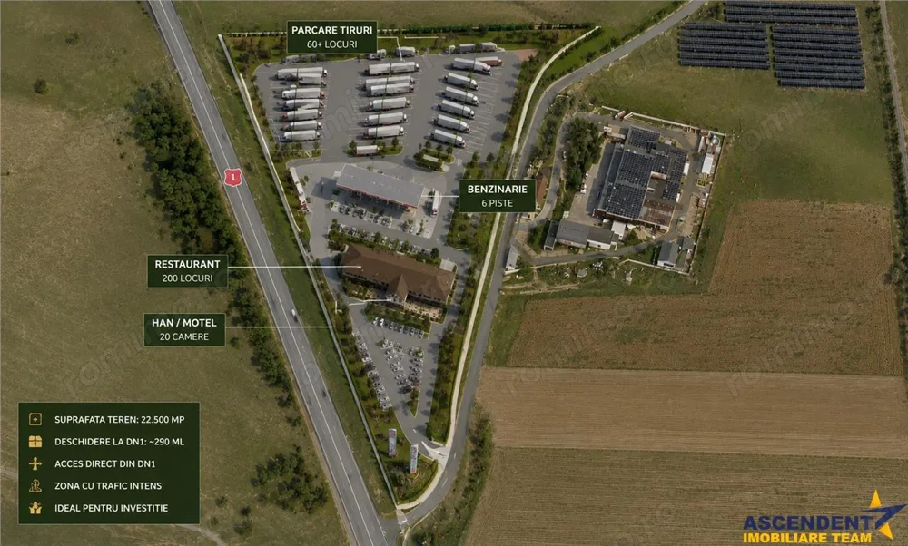 22.500mp oportunitate investitie, teren cu vizibilitate la DN1  E68, Codlea, Brasov