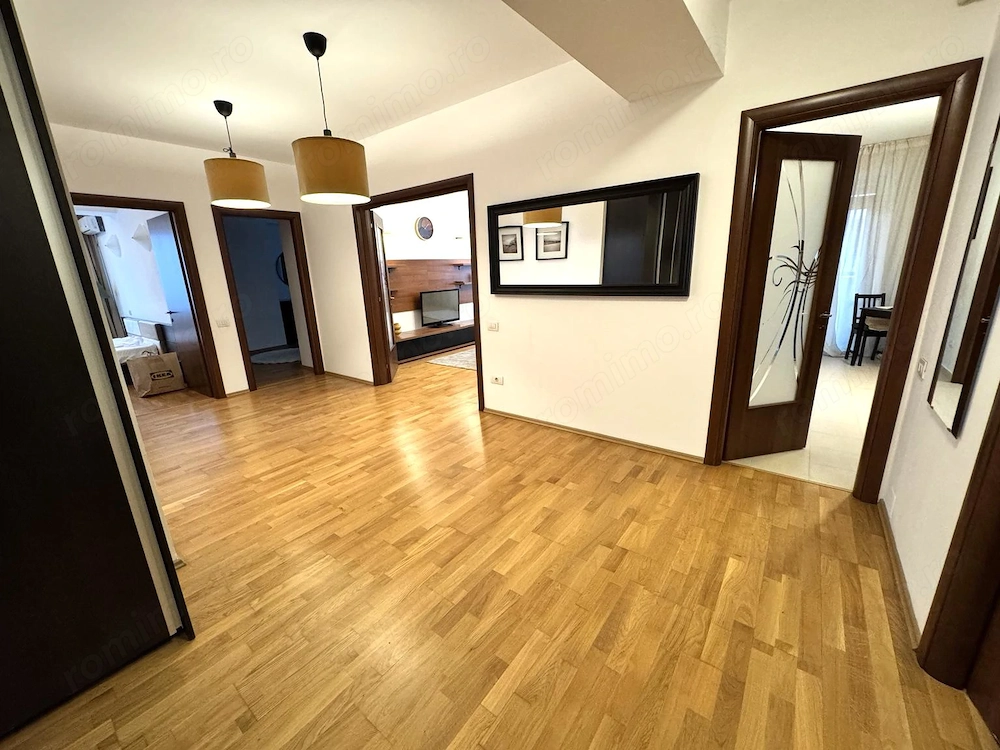 3 camere Băneasa, 132 mp utili, mobilat si utilat complet, parcare subterana