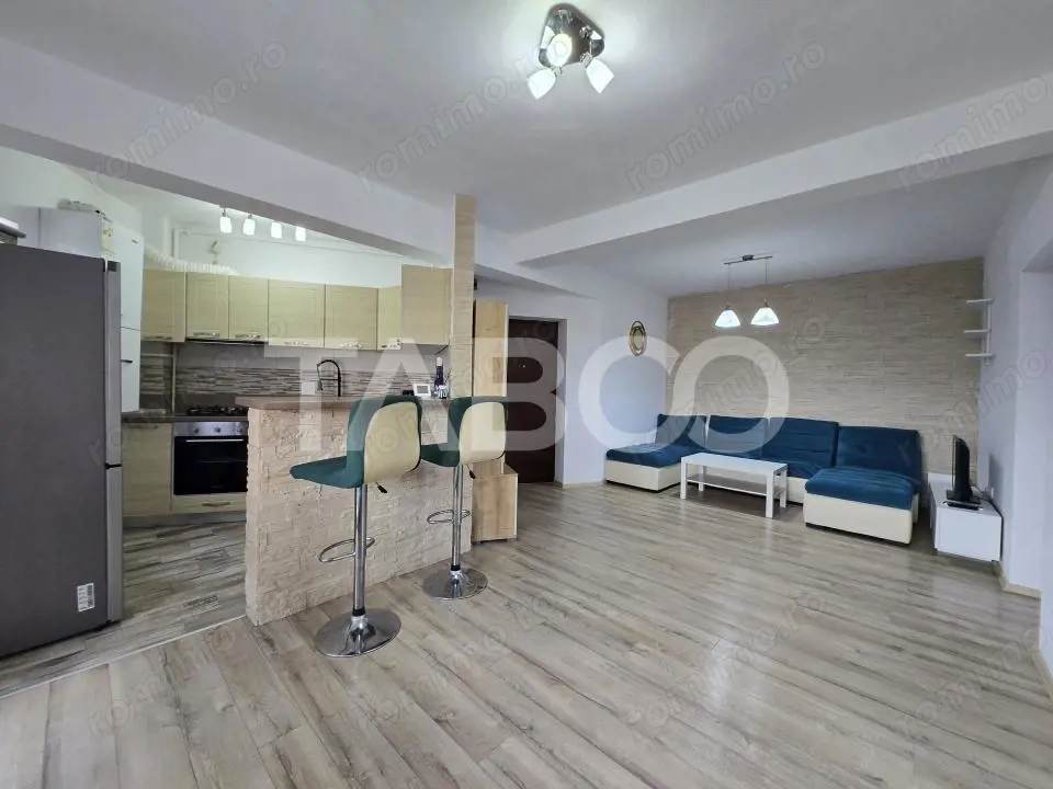 Apartament 3 camere de inchiriat decomandat 60 mp zona Turnisor Sibiu