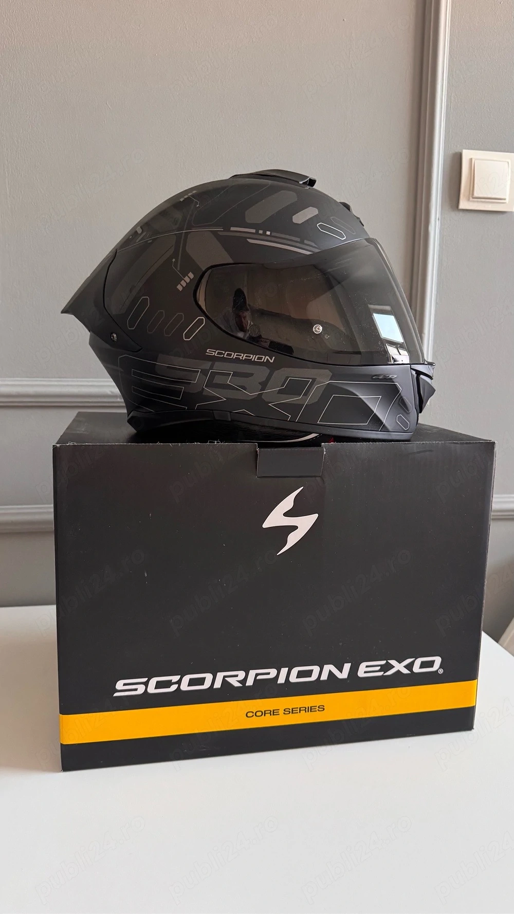 Vând cască moto Scorpion EXO-530 Air Fond, model 2026, mărimea M.