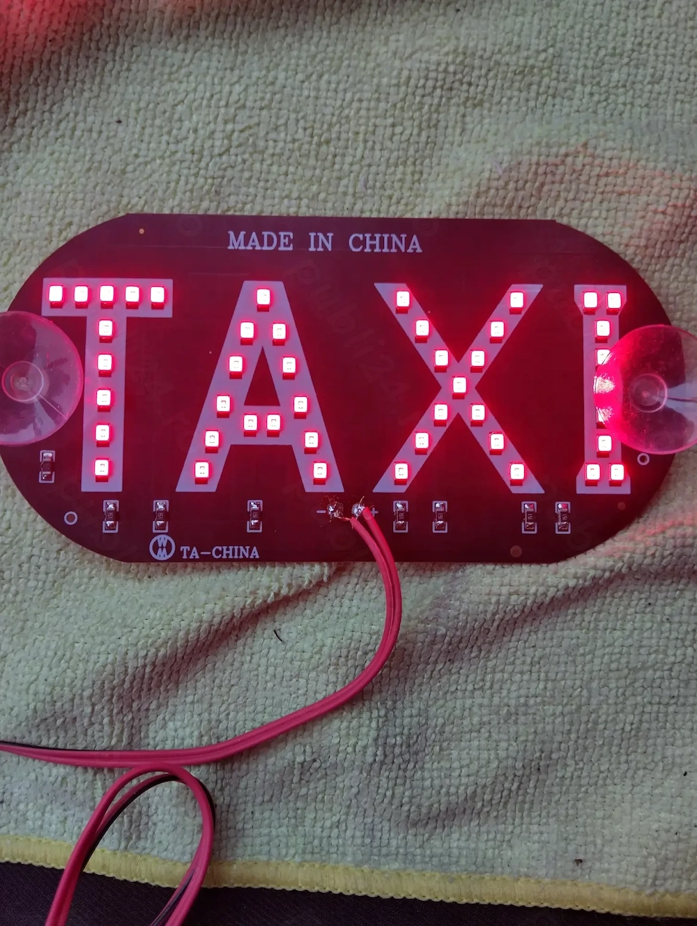 Lampă  taxi  reclamă cu leduri