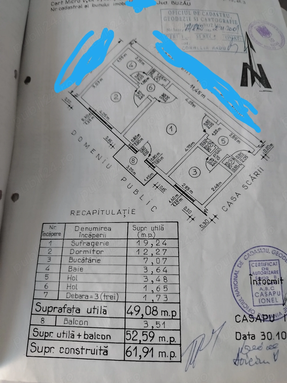 Apartament de vânzare 