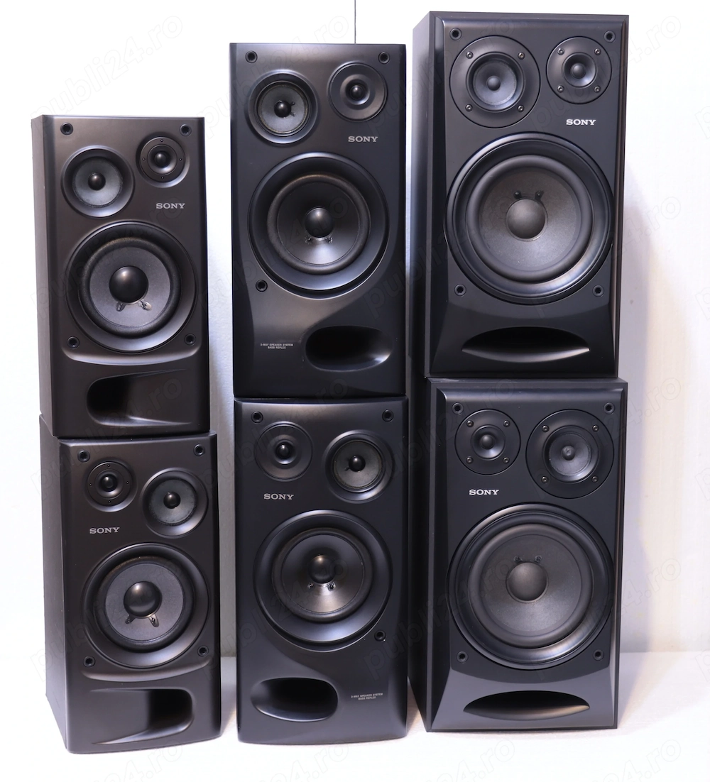 Boxe Sony,3Way,Bass Reflex,2x11W(3 modele).