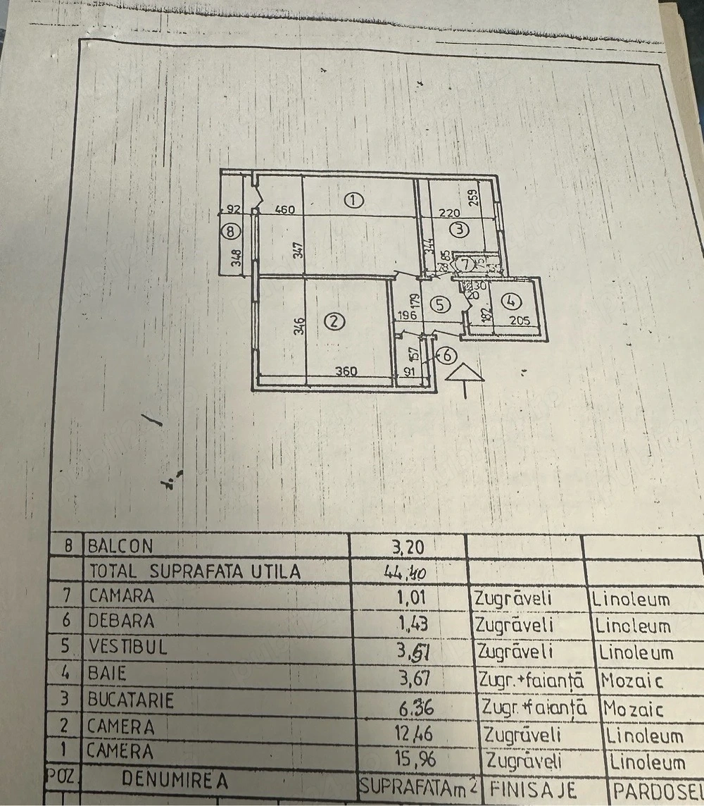 Proprietar   2 Camere Decomandat, Etaj 1   Bloc Reabilitat