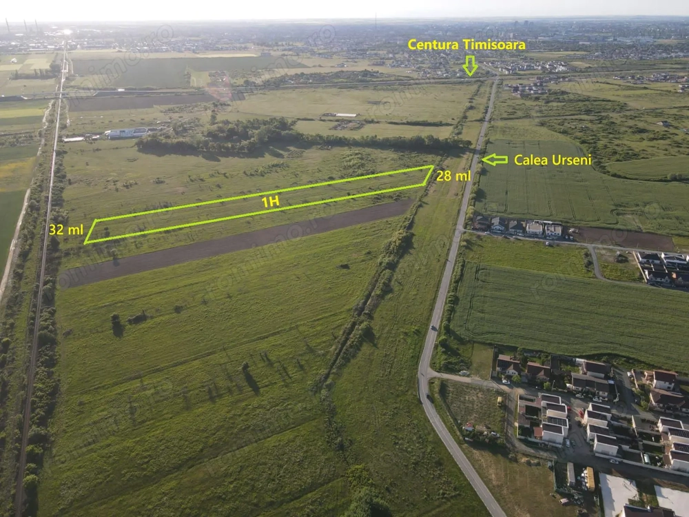 Teren dezvoltare imobiliară – Calea Urseni – 10.000 mp – Comision 0