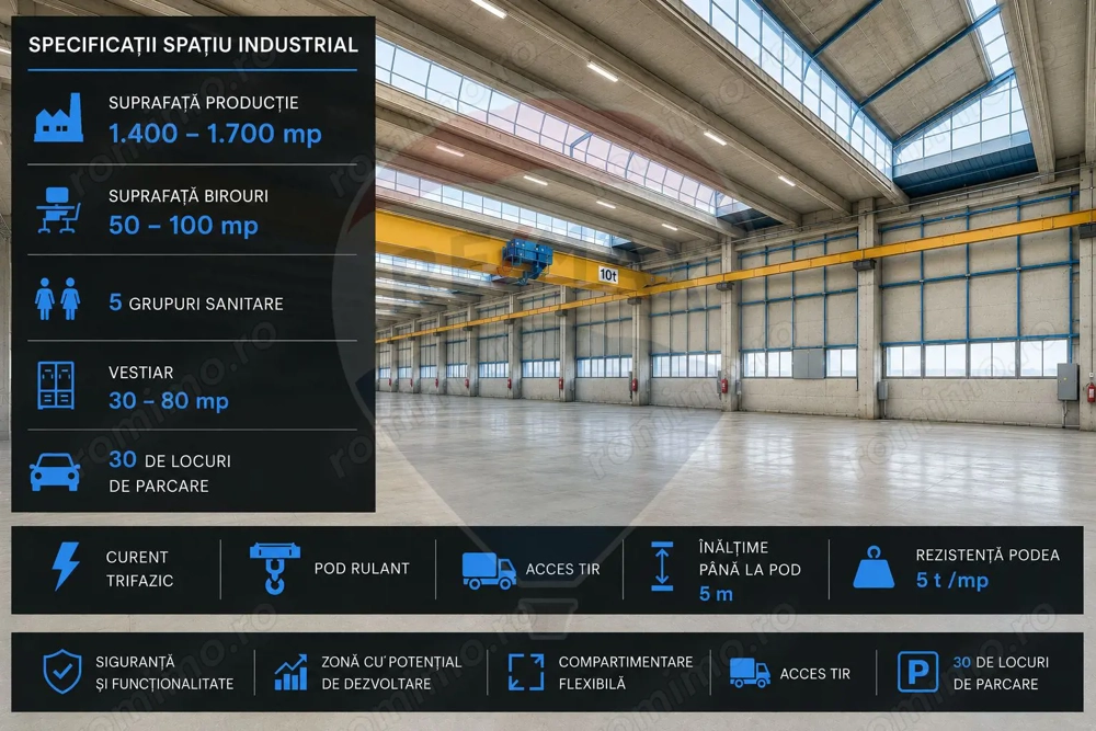 Hala Industriala cu Pod Rulant | Platforma IAR Brasov | Acces Logistic