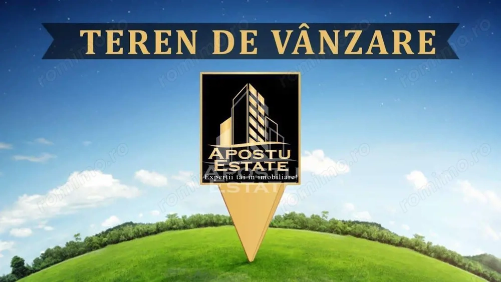Teren intravilan de vanzare centru Sacalaz