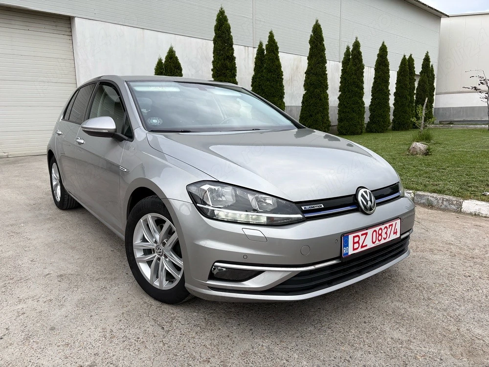 VW Golf 7, 2018, 1.5 TSI EVO, DSG Distronic Navi Parctronic Padele Vopsea Originala, Km Reali