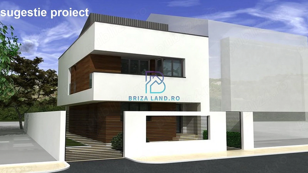 Bucurestii Noi, zona AFICity, teren 360mp, deschidere 12m.