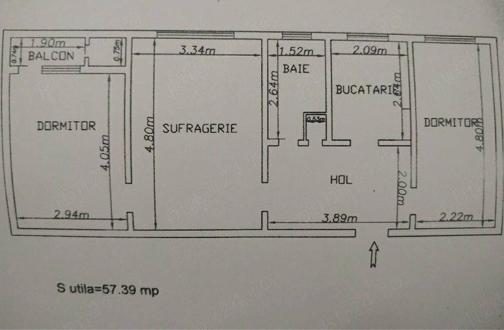 vand apartament in Deva zona 0 fosta politie