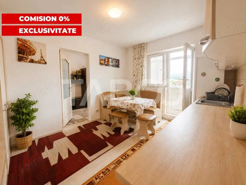 Apartament de vanzare 2 camere balcon etaj 2 in Avrig zona Sticla