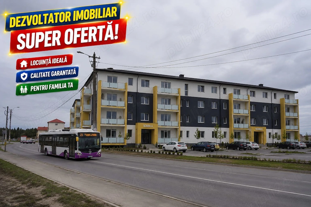 Apartament 2 camere-Loc de parcare inclus