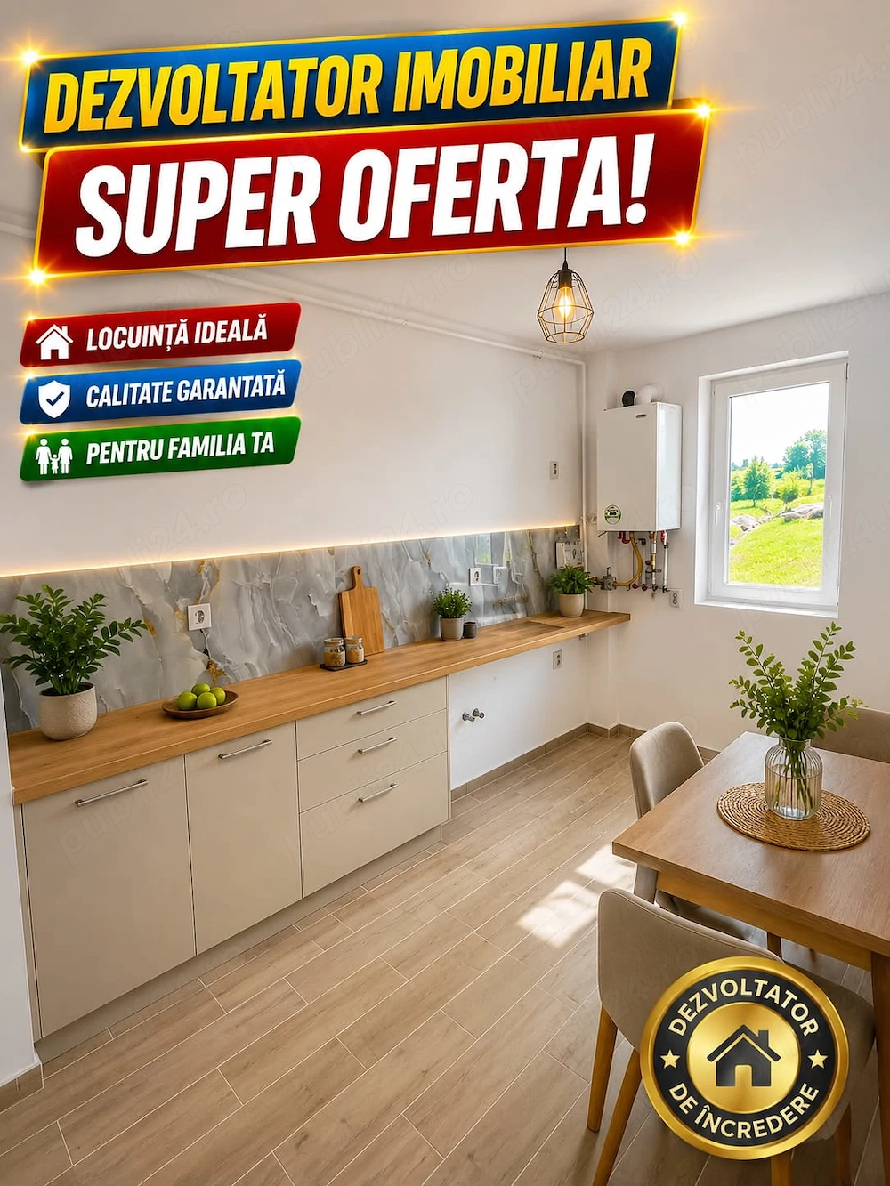 Apartament 1 camera COMISION 0% direct de la dezvoltator
