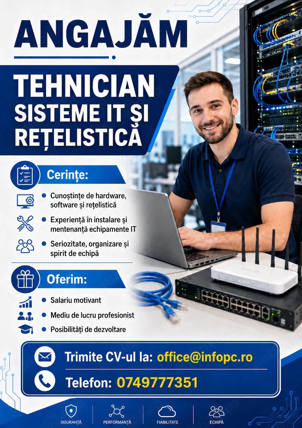 Tehnician sisteme IT si retealistica