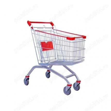 Carucioare si Cosuri Supermarket NOI 120L   150L   Platforma 350kg   Cosuri Metalice
