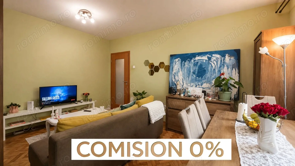 COMISION 0% | 2 Camere | Ultracentral | Parcul Botanic | Parter