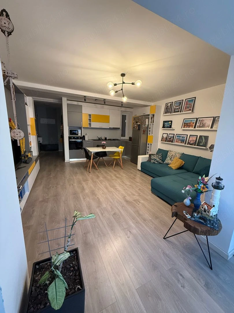 Apartament cu 3 camere la etajul 1 la intrare in Giroc.