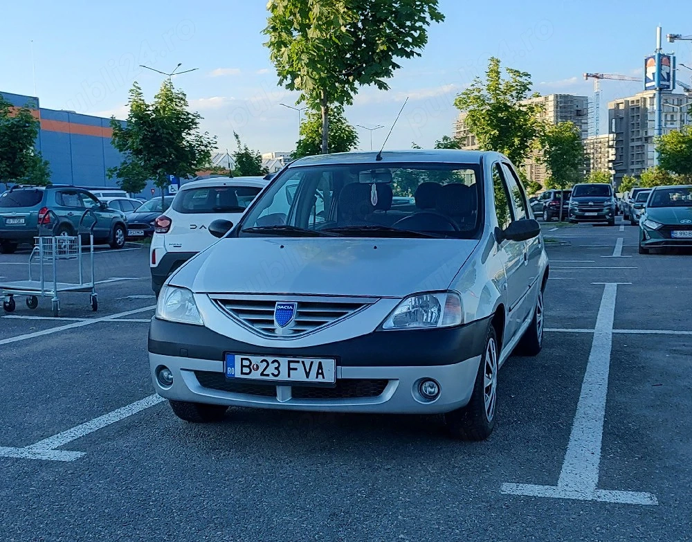 Dacia Logan, 1.6 MPI, aer condiționat, GPL,  ABS, servodirectie, tehnic 10 10, optic 8.5 10, airbag