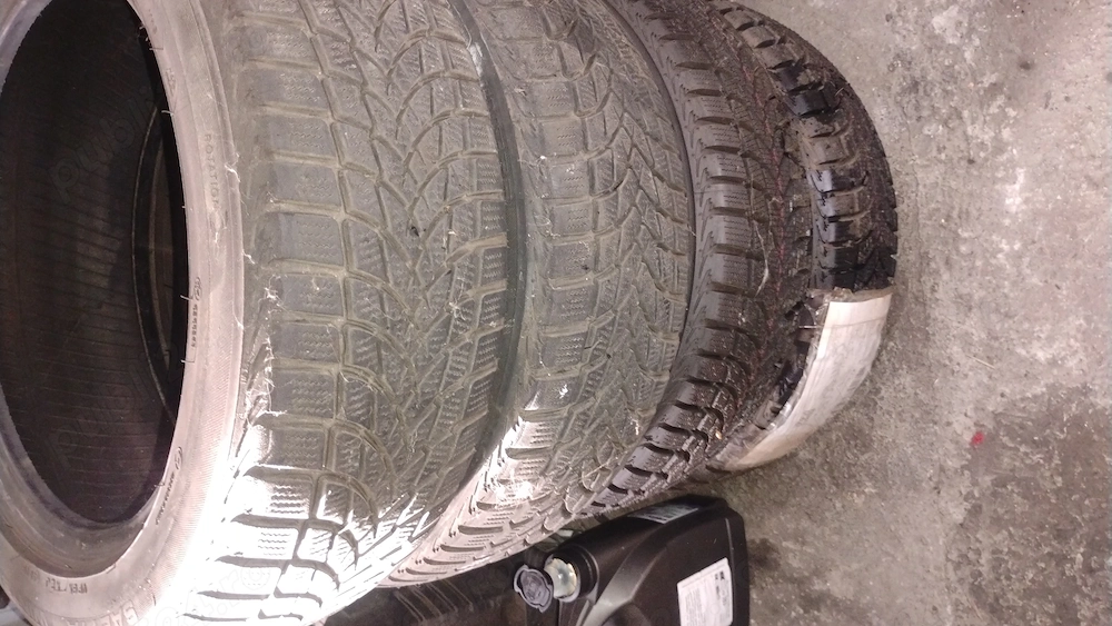 set 4 anvelope iarna 185/55r15 din care 2 sunt noi