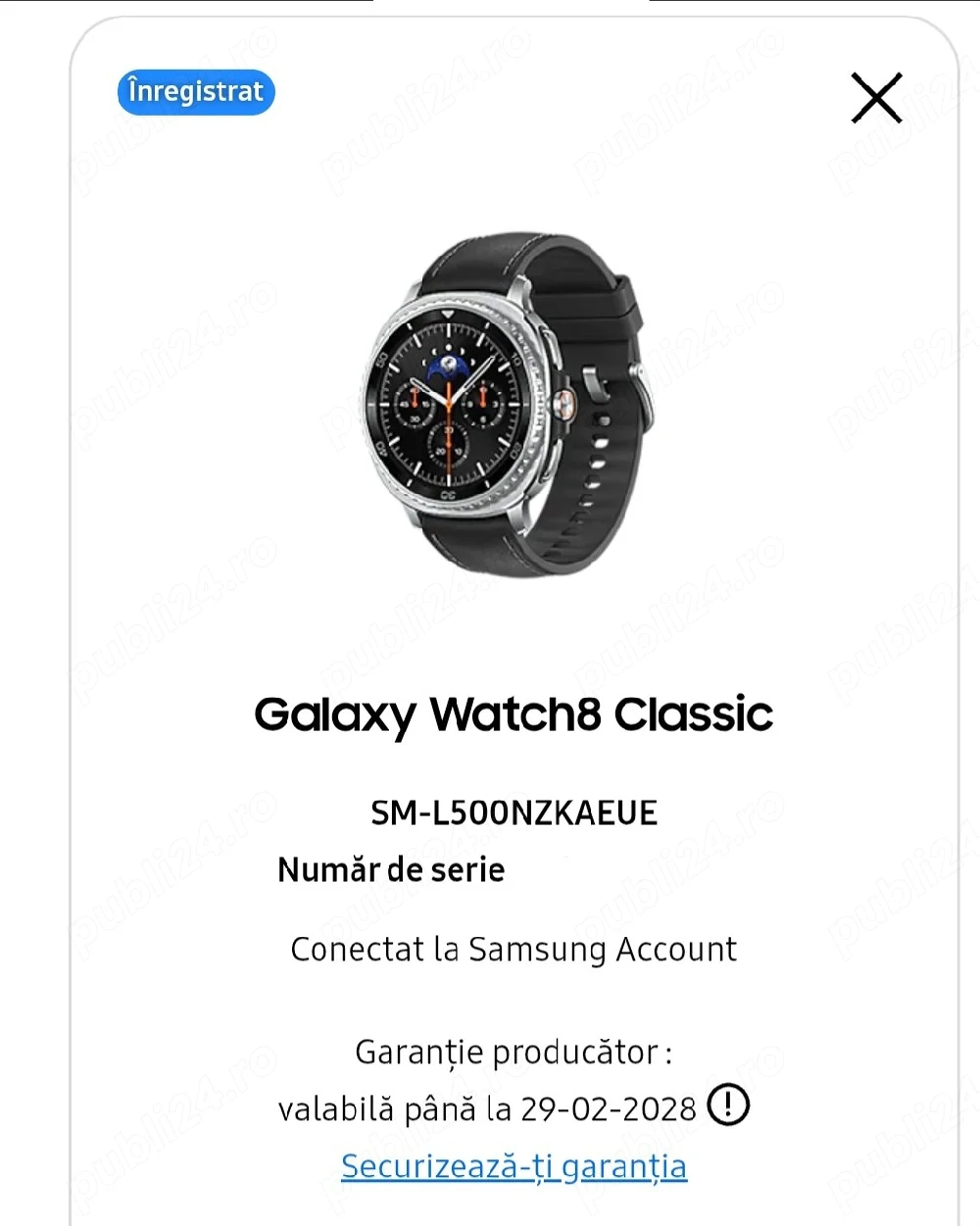 smartwatch Samsung watch 8 classic 