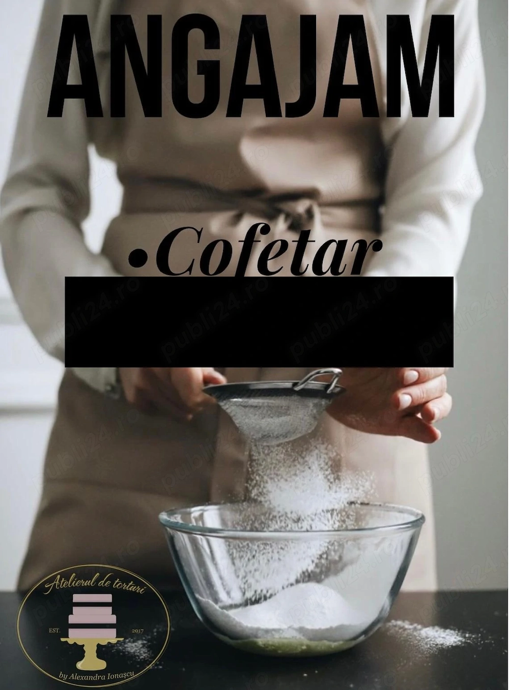 Angajam cofetar in Popesti-Leordeni, Ilfov