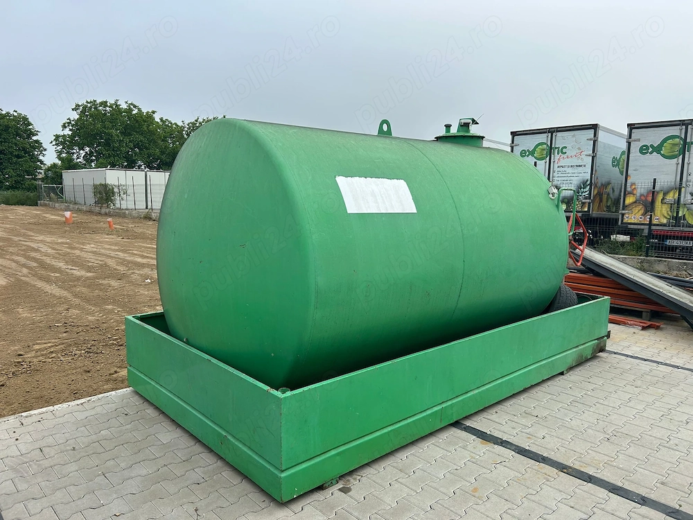 Bazin depozit tanc de motorina cu pompa 7000 l