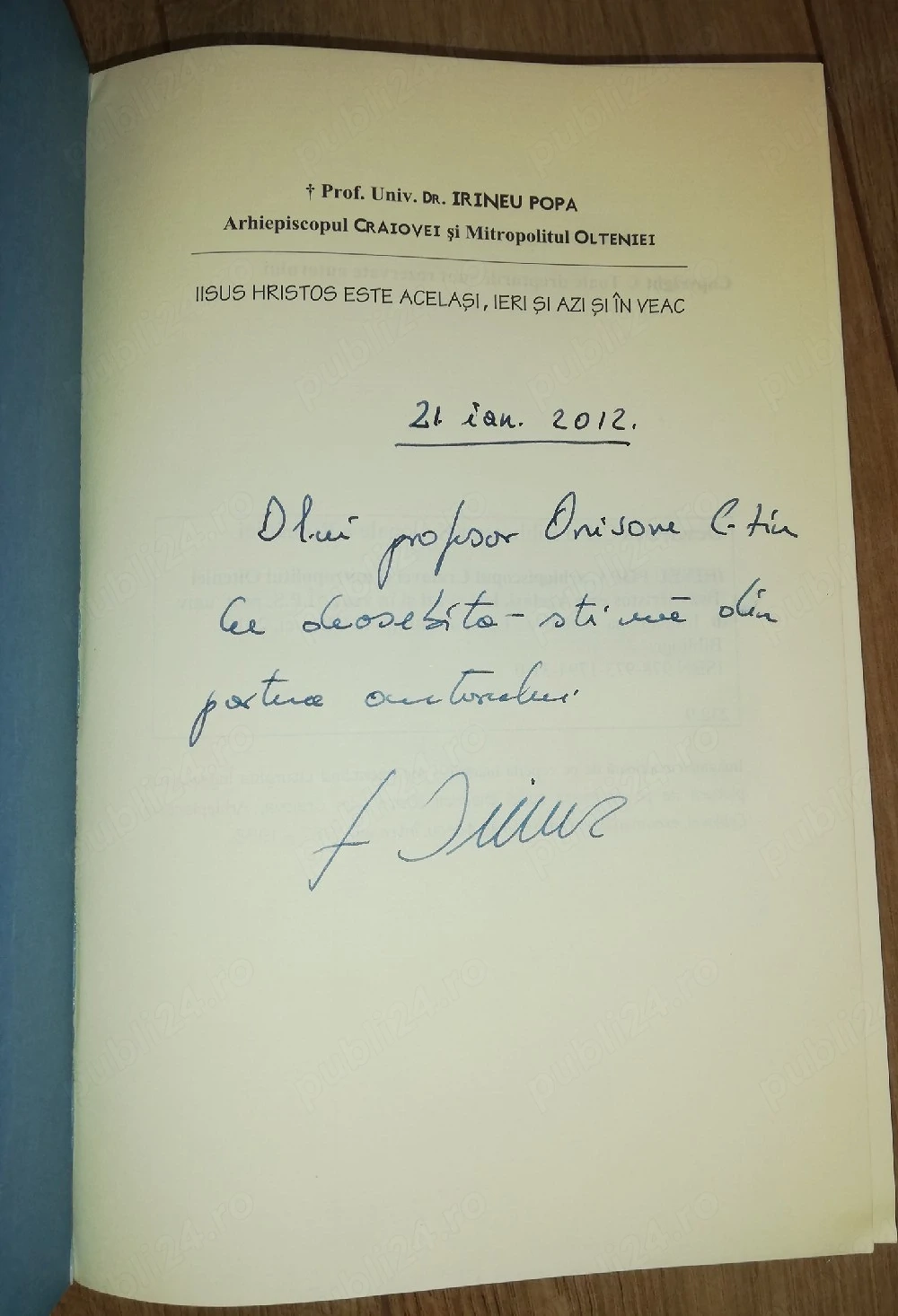 Iisus Hristos este același, ieri și azi și în veac.