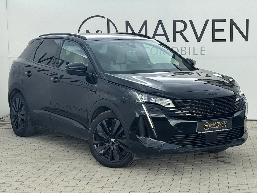 Peugeot 3008 PHEV 300 EAT8 4X4 GT All Black Webasto 300cp 4x4 Leasing Rate Credit