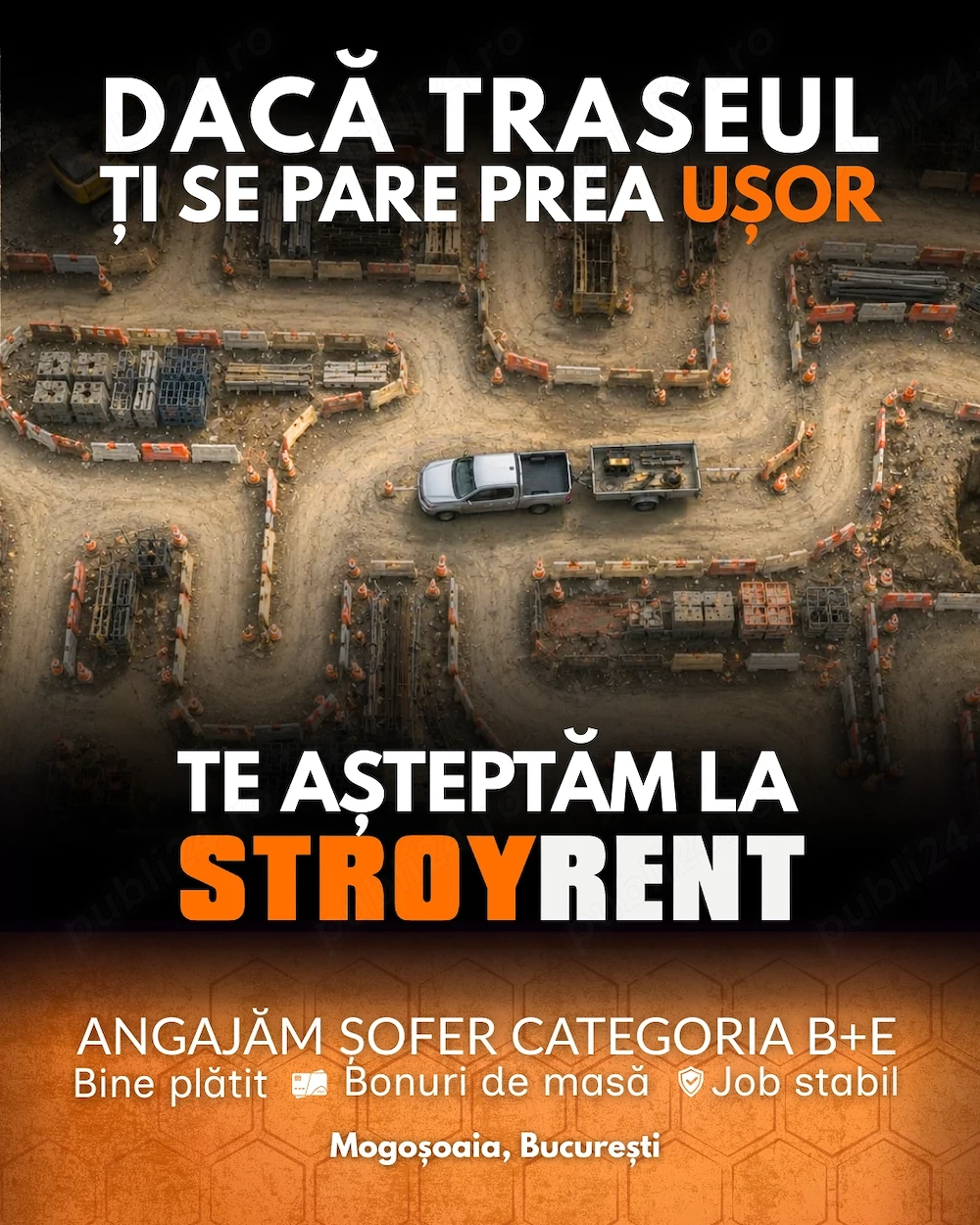Angajam Sofer Cat. B+E - Mogosoaia