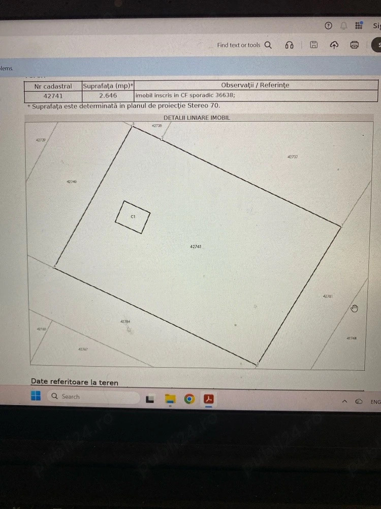 vand teren intravilan 2600m2