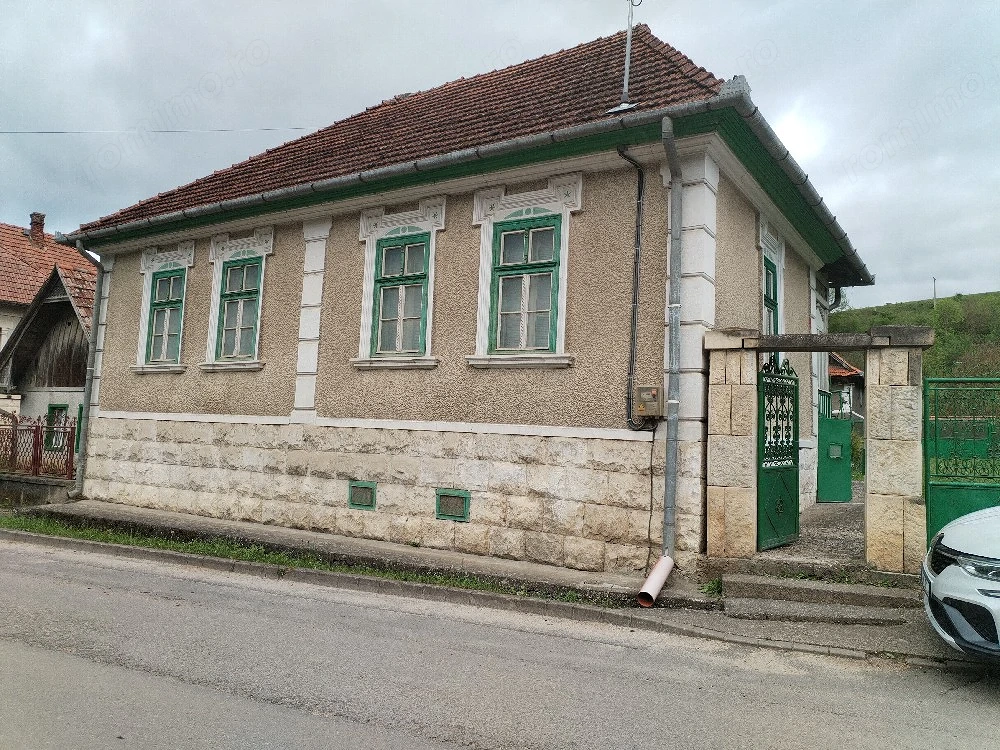 Se vinde casa cu bucatarie de vara,sura si 3400 mp teren intravilan in Vistea la 16 km de Cluj 