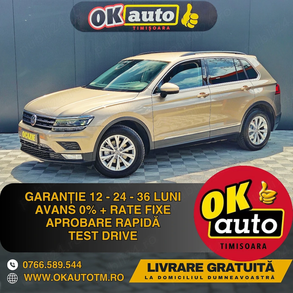 Vw Tiguan "Gold Edition" - CUTIE AUTOMATA - 2.0 TDI - 150 c.p. - 2017 2018 - euro 6