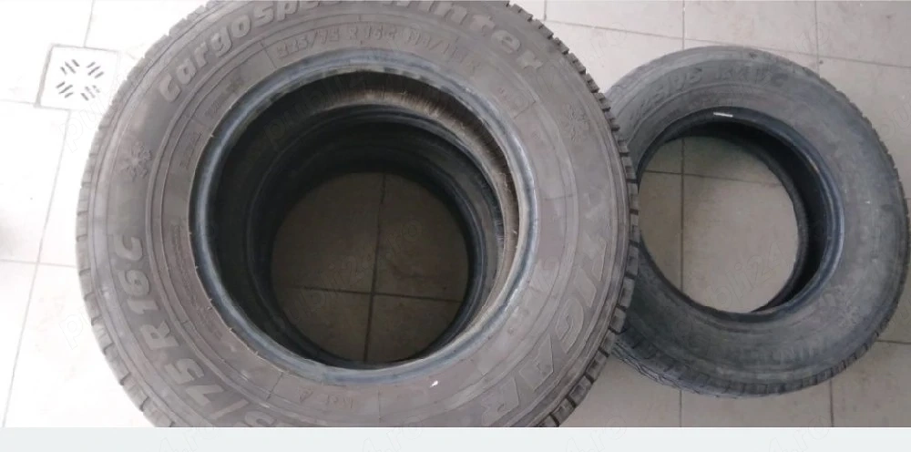 Vand 5 cauciucuri anvelope  225 75 r16 C în stare foarte bună la 150 de lei bucata