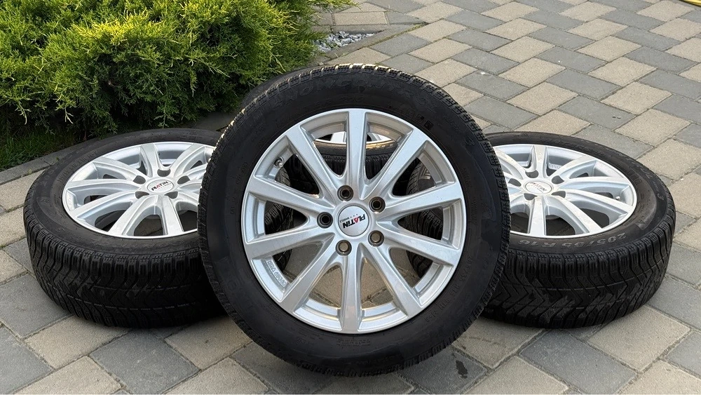 Set roti conplete VW Touran Audi A3 Jetta Caddy jante 16 5x112 anvelope 205 55 16 Skoda Octavia 